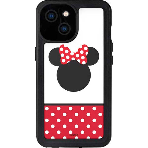 Disney Minnie Mouse Symbol iPhone 15 Waterproof Case